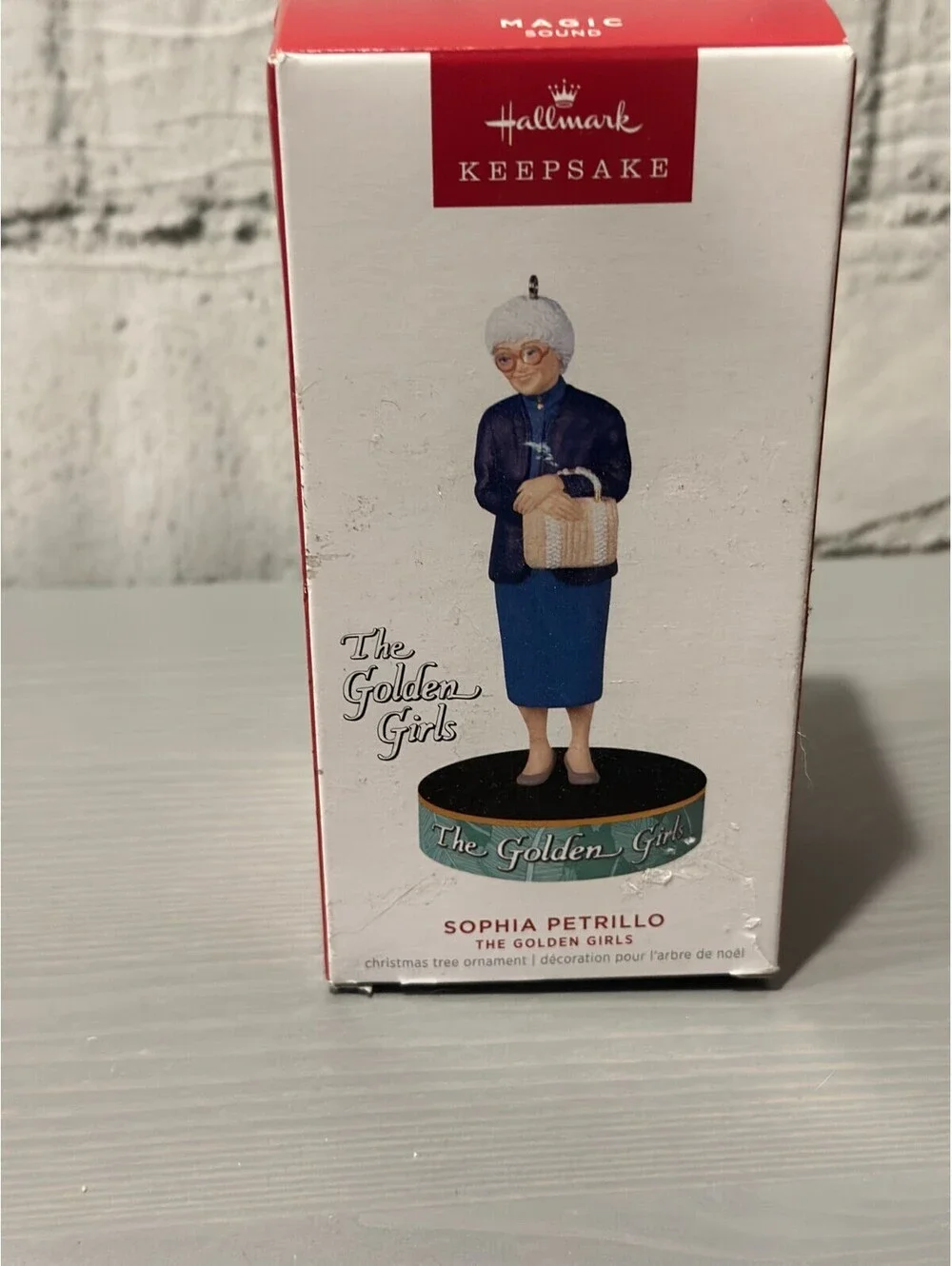2022 Hallmark Sophia Petrillo Golden Girls Magic Sound Keepsake Ornament NIB